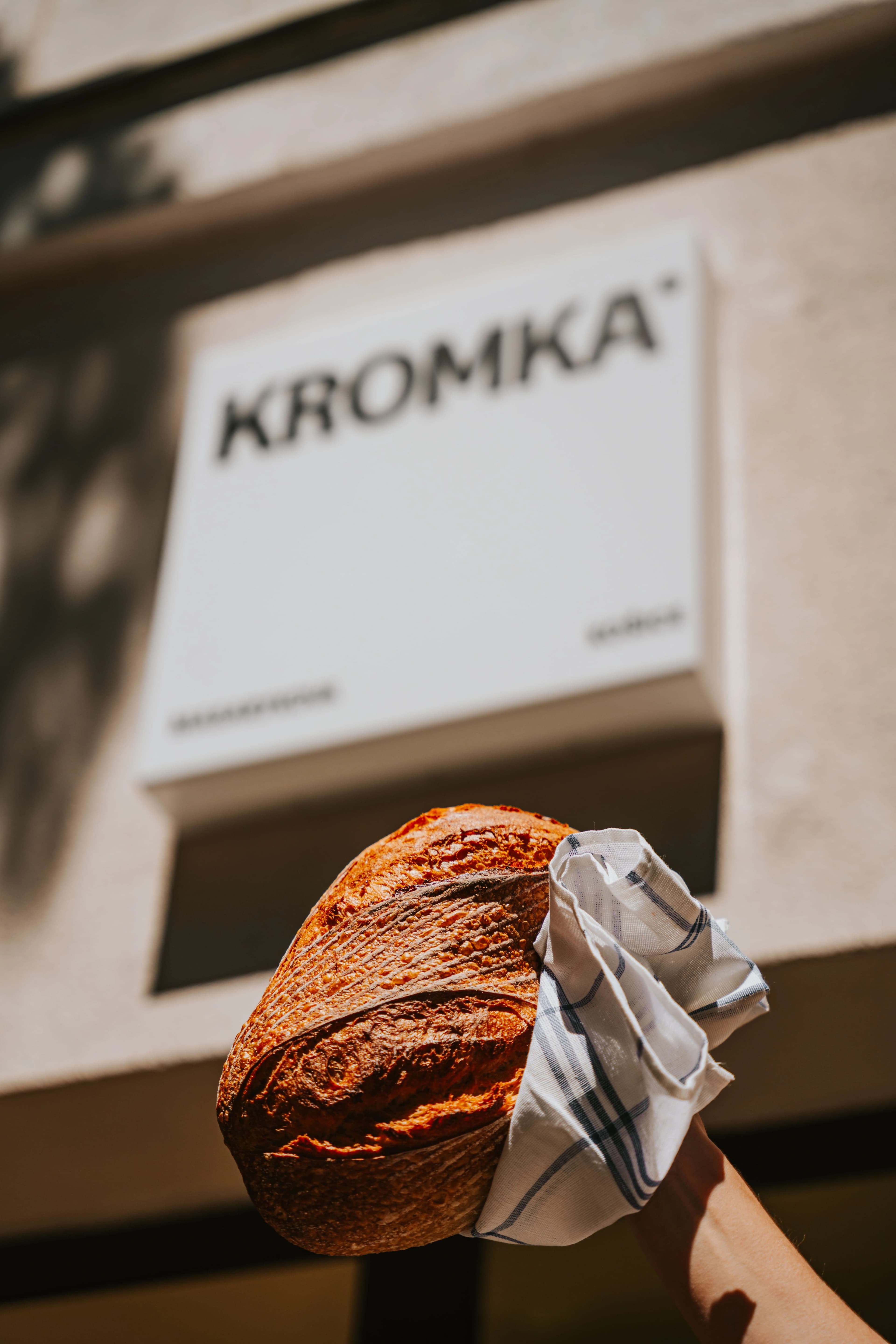 Interiér pekárne Kromka